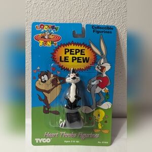 Looney Tunes Pepe Le Pew Heart Throbs Figure 1994 New Old Stock Original Package